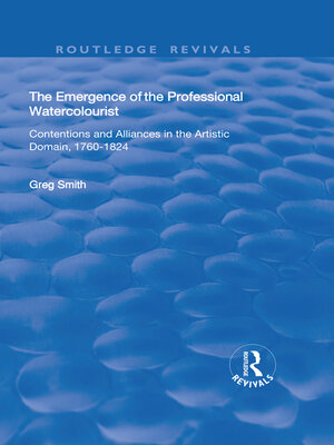 cover image of The Emergence of the Professional Watercolourist